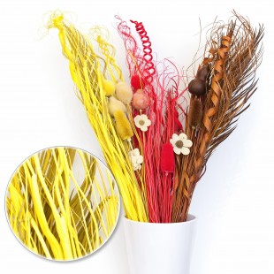 Flori uscate decorative Lagurus GALBEN 55 cm